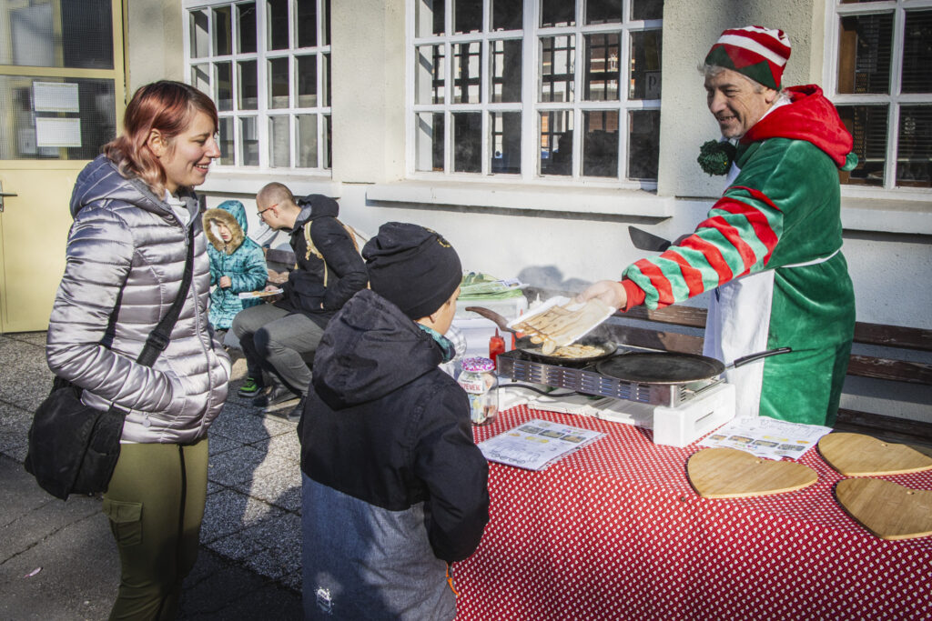 Palačinke so bile samo za naše obiskovalce v podobi prikupnih lokomotiv. Foto: Železniški muzej Slovenskih železnic