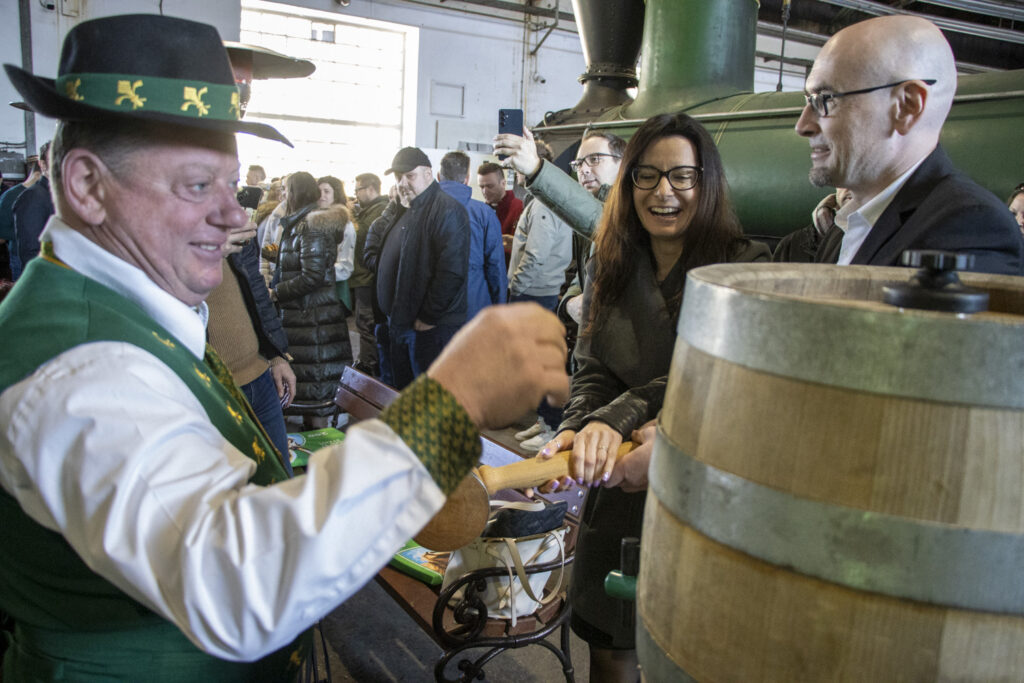 Tiskovna konferenca Pivo in cvetje 2025. Foto: Železniški muzej Slovenskih železnic