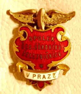 Znak društva čeških železniških uradnikov